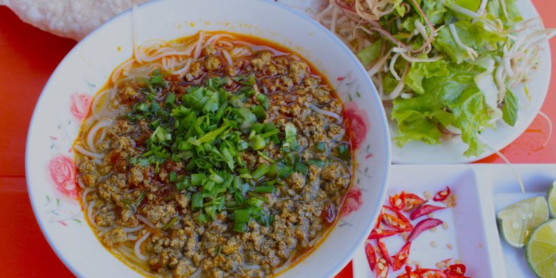 Bún tôm rạm - Đặc sản Phù Mỹ