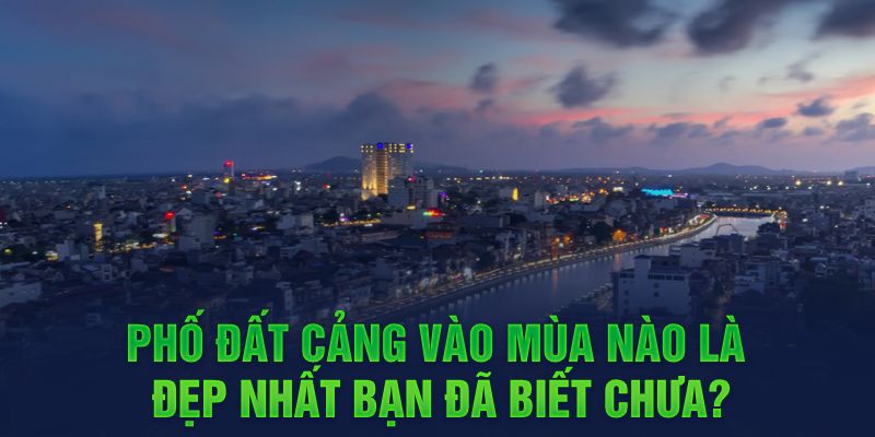 Phố đất cảng vào mùa nào là đẹp nhất bạn đã biết chưa?